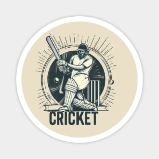 Cricket Player Magnet